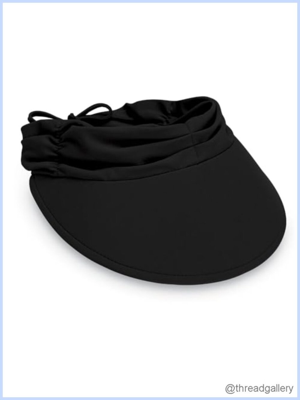 Women's Lycra UV Sun Visor Packable Wide Brim Adjustable